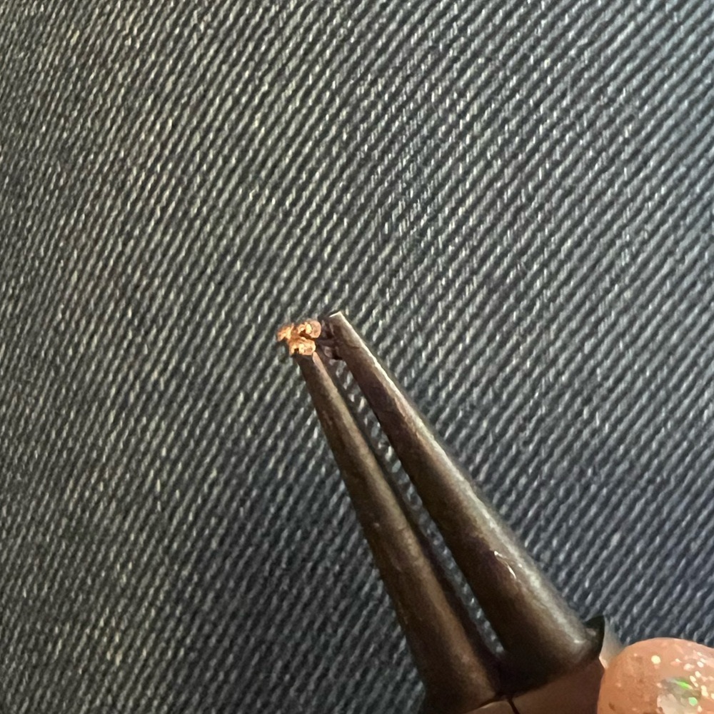 BVLA 14 karat rose gold triple stud